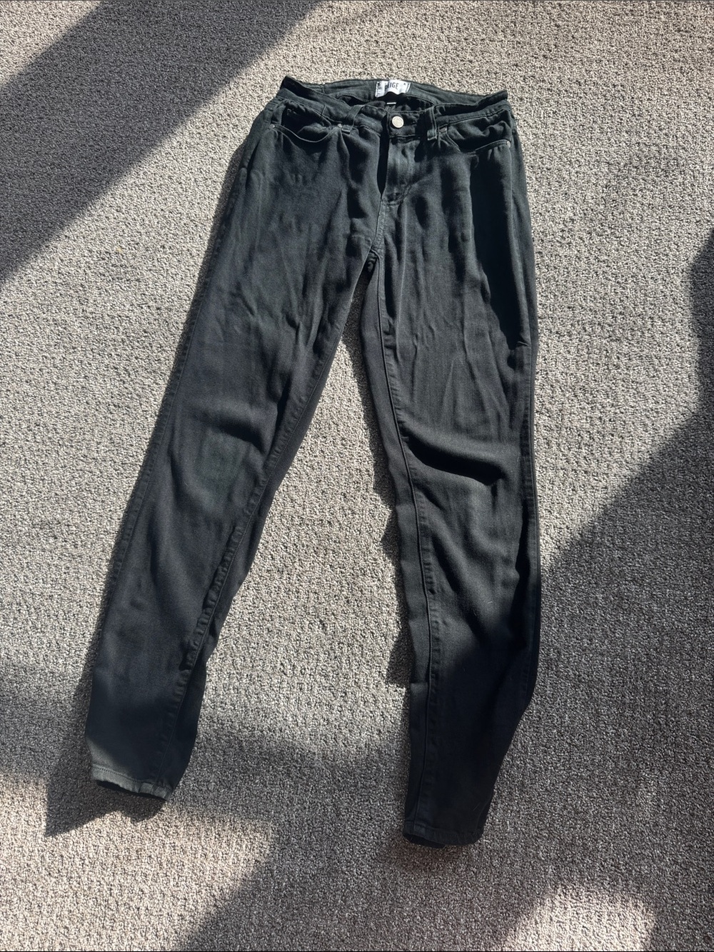 PAIGE Black Ankle-Length Women's Pants